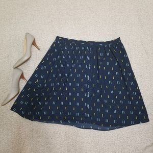 LOFT Navy Women's Casual Skirt